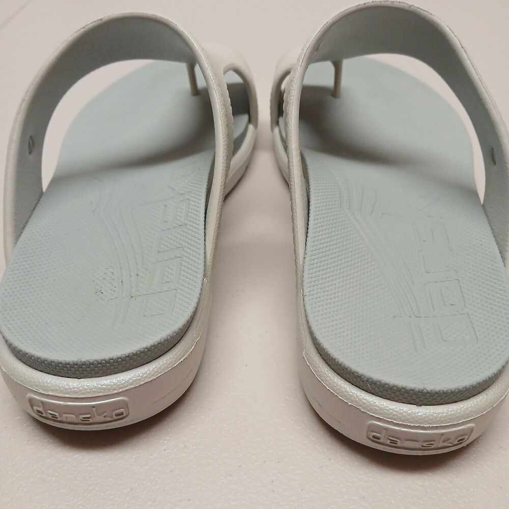 Dansko Krystal Seafoam Green Open Back Slip on Sandal Thong Flip Flops 40/9.5-10 - Picture 5 of 10